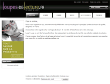 Tablet Screenshot of loupes-de-lecture.fr